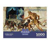 Greek Mythology Wooden Jigsaw Puzzle Waterproof 1000 Piece Puzzles for Adults Impossible Challenging Games