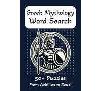 Greek Mythology Word Search Puzzle Book: Word Finder with Easy to Read Print featuring the Greek Myths | 6x9 inches | 110 pages | 50+ Puzzles