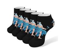 Greek Mythology Zeus Ankle Socks 5 Pairs Casual Low Cut Short Socks Athletic Crew Sock