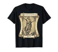 Greek Mythology Zeus Vintage Scroll Ancient Greece T-Shirt