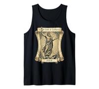 Greek Mythology Zeus Vintage Scroll Ancient Greece Tank Top