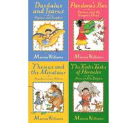 Greek Myths Collection by Marcia Williams: Daedalus, Pandora, Heracles & Theseus - 4 Illustrated Children's Books Packed with 8 Classic Tales of Ancient Gods, Monsters & Heroes (4-Book Set)