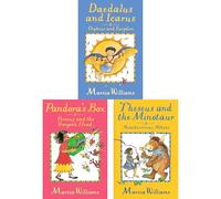 Greek Myths Gods & Monsters Collection by Marcia Williams: Daedalus, Pandora & Theseus - 3 Illustrated Children's Books Packed with 6 Epic Tales of Ancient Heroes (3-Book Set)