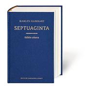 Greek Old Testament-Septuaginta: Verkleinerte Ausgabe in einem Band. Mit griechischer, lateinischer, deutscher u. englischer Einführung