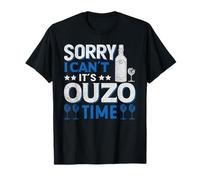 Greek Ouzo Liquor Gr eer Ouzo Lover Ouzo Drink T-Shirt