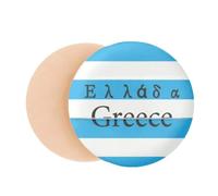 Greek Republic Indicate Represent Text Air Cushion Makeup Foundation Sponge Powder Puff