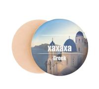 Greek Seaside Scenery Happy Onomatopoeia Air Cushion Makeup Foundation Sponge Powder Puff