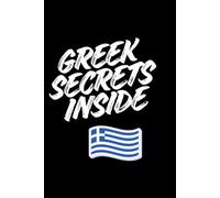 Greek Secrets Inside: A Funny Greek Password Book | Internet Address & Password Organizer | Never Forget Your Login Information Again