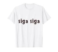 Greek Siga Siga means Slowly Slowly in Greek Language T-Shirt