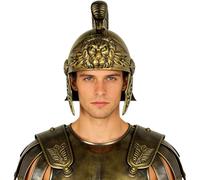 Greek Soldier Medieval Costume Headwear Decoration Game Gold A One Size