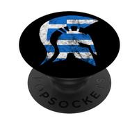Greek Spartan Gladiators Helmet Greece Sparta PopSockets Adhesive PopGrip