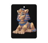 Greek Sphinx Cute Car Air Fresheners Long Lasting Scent Car Mirror Hanging Scented Cards Tablets Square