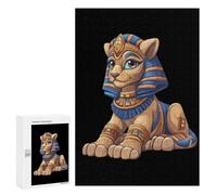 Greek Sphinx Funny Wooden Picture Puzzle for Adults Vertical Challenge Intellectual Game Jigsaw Birthday Gifts