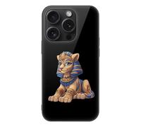 Greek Sphinx Printed Phone Case Unisex Cute Trendy Glass Cellphone Protective Cover Compatible with iPhone 15/15 Pro/15 Pro Max/15 Plus