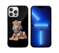 Greek Sphinx Printed Phone Case Unisex Cute Trendy Glass Cellphone Protective Cover Compatible with iPhone 13/13 Pro/13 Pro Max/13 Mini