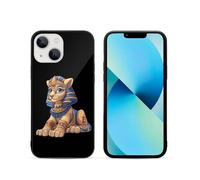 Greek Sphinx Printed Phone Case Unisex Cute Trendy Glass Cellphone Protective Cover Compatible with iPhone 13/13 Pro/13 Pro Max/13 Mini
