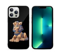 Greek Sphinx Printed Phone Case Unisex Cute Trendy Glass Cellphone Protective Cover Compatible with iPhone 13/13 Pro/13 Pro Max/13 Mini