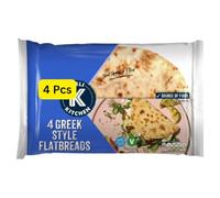 Greek Style Flatbreads Deli Kitchens 4 Per Bag (1 Bag Of 4)