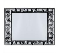 Greek Traditional Meandor Glass Chopping Board Benjamin Tate Design Natural One Size