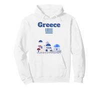 Greek trip souvenir Gr rchitecture lover Greece flag Pullover Hoodie