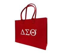 Greek Underdog Delta Sigma Theta Felt Tote Bag