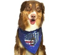 Greek USA Flag Greece Lion Face Soft Dog Bandana Scarf Triangle Kerchief Pet Accessories for Dogs & Cats90
