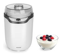 Greek Yoghurt Maker Machine - with Strainer & Recipes Included, 1.8L, VonShef