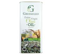 GREEKELEO - Gr xtra Virgin Olive Oil - Cold Pressed, First Harvest, Rich in polyphenols, 100% Natural, Fruity Flavor (5 L)