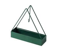 (green) 1/2pcs Triangle Incense Coil Holder With Ash Catcher Tray Repellent Spiral Incense