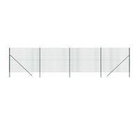 (green, 1.4 x 10 m) vidaXL Wire Mesh Fence Chain Link Fence Panel Green Galvanised Steel 0.8x10 m