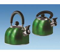 Green 1.6 Litre Gas Hob Kettle with Folding Handle Caravan Motorhome