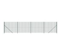 (green, 1.6 x 10 m) vidaXL Wire Mesh Fence Garden Wire Fencing Mesh with Flange Anthracite 2x25 m