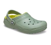 (Green, 10 (Adults')) Crocs Classic Lined Thermoplastic Kid's Moss Clogs