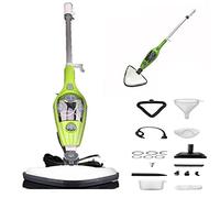 Green 10-in-1 Steam Cleaner, Kills 99.9 Percent of Bacteria Around the Home, 350 ml Detachable Handheld Floor Steam Cleaner
