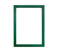 Green-10" x 8" Rainbow Colour Range Picture/Photo/Poster frame with a High Clarity Styrene Shatterproof Perspex Sheet & an MDF backing board