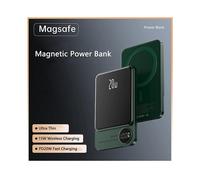 (Green, 10000mAh) Slim 10000mah Magnetic Qi Wireless Charger Power Bank For Iphone 14 13 12 11 Samsung Huawei Xiaomi 22.5w Fast Charging Powerbank