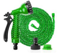 (GREEN, 100FT) 75FT/100FT/150FT/200FT Expandable Flexible Garden Hose Magic Hose Pipes