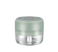 (Green, 100ML) Electric Garlic Chopper Mini Chopper Food Processor For Garlic Chili Pepper