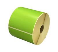 Green 102mm x 152mm Direct Thermal Labels, Permanent Adhesive, 4" x 6" Labels, 500 per Roll, Compatible with Munbyn, Zebra, Citizen, Toshiba etc Label Printers (102mm x 152mm, 20, Count)