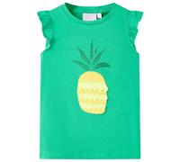 (green, 104 (3-4y)) Kids' T-shirt Short Sleeves Tee Children T Shirt Toddler Top Neon Coral 92