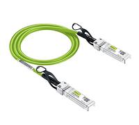 Green 10G SFP+ DAC Cable 2-Meter(6.5ft), Twinax SFP+ Compatible for Cisco, Ubiquiti, D-Link, TP-Link, Netgear, Zyxel, Mikrotik