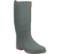 (Green, 11 (Adults')) Cotswold Pendock Tall Synthetic Green Wellington Boots