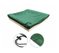 (green, 120*120cm) Sandbox Cover With Drawstring, Square Dust-proof Beach Sandbox Cover, Waterproof Sandpit Swimming Pool F4871