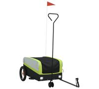 (green, 122 x 53 x 53 cm) vidaXL Bike Cargo Trailer Bike Cart Bicycle Cargo Trailer Bike Wagon Iron