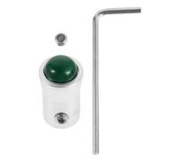 Green 12mm Tuning Fork Stand with Aluminium Alloy and Stone Base | Replacement Feet Part, Allen Key and Screw Included, Fits 8mm Post Diameter, for Personal Spaces and Studios