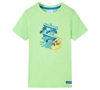 (green, 140 (9-10y)) Kids' T-shirt Short Sleeves Tee Children's T Shirt Toddler Top Neon Green 92