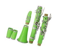 Green 17-key Bb Flat Clarinet Flat Tone Professional Woodwind Instrument Body Bakelite Material Clarinet Musical Instruments