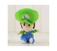 (Green, 17cm/6.7in) Super Bros Mario Run Baby Mario Luigi Plush Toy Stuffed Animal 67" Doll Gift