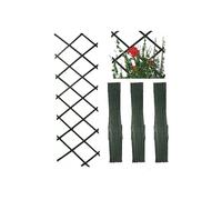 (Green, 180cm x 30cm) 3 Pc Expandable Wooden Trellis Perfect for Garden