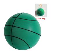 (Green, 18cm) The Handleshh Silent Basketball - Premium Material, Silent Foam Ball, Unique Design, Training And Playing Helper